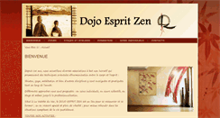 Desktop Screenshot of dojo-esprit-zen.com