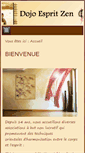 Mobile Screenshot of dojo-esprit-zen.com